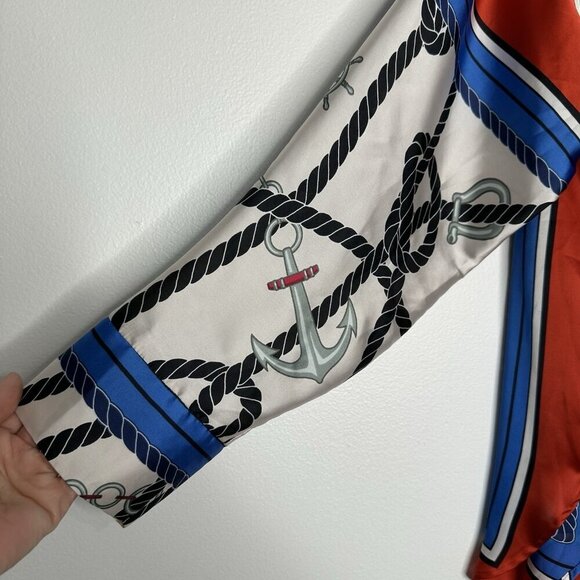 Zara Tunic Top Nautical Anchor Size M - Picture 3 of 11